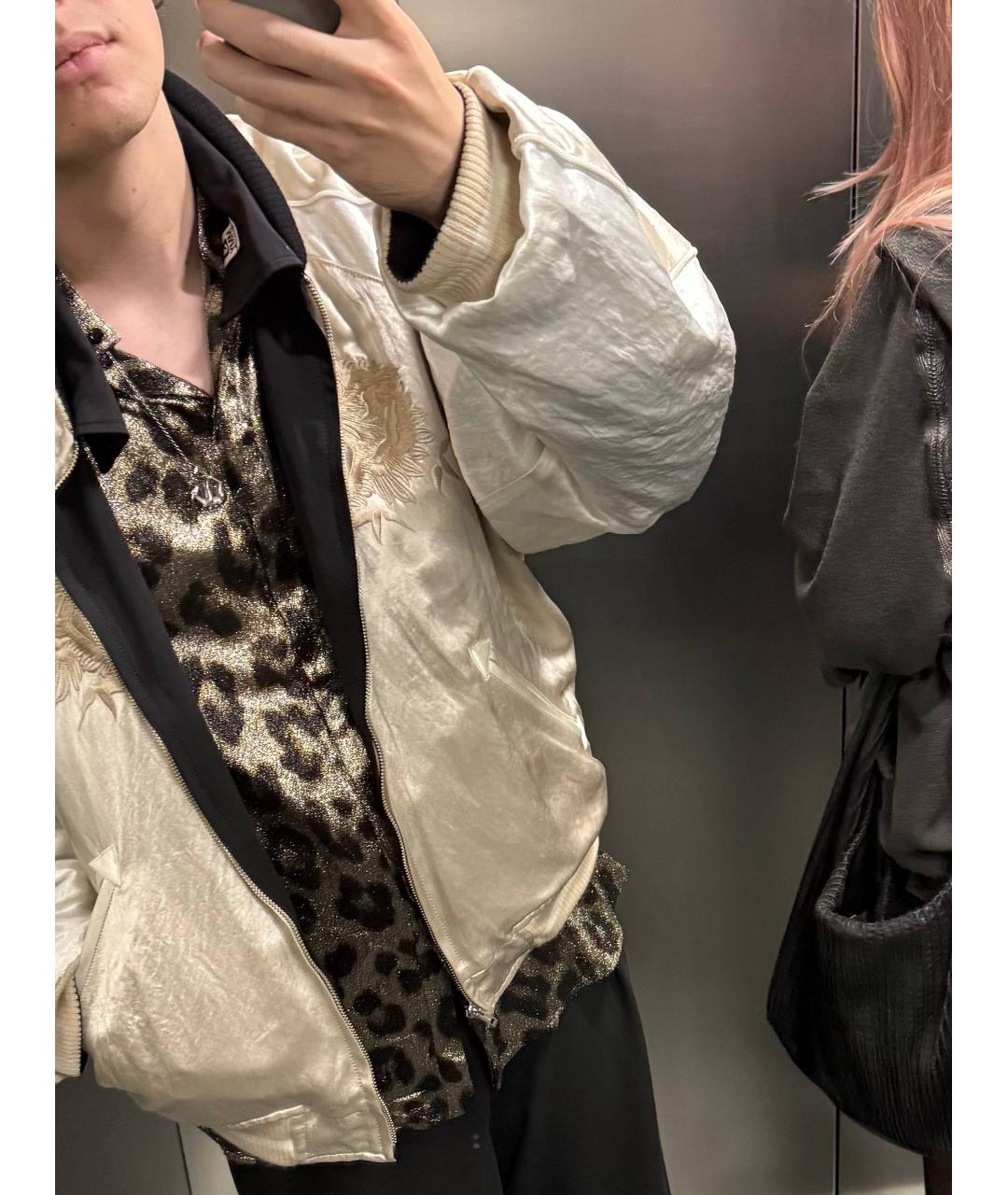 HAIDER ACKERMANN Черная кэжуал рубашка, фото 4