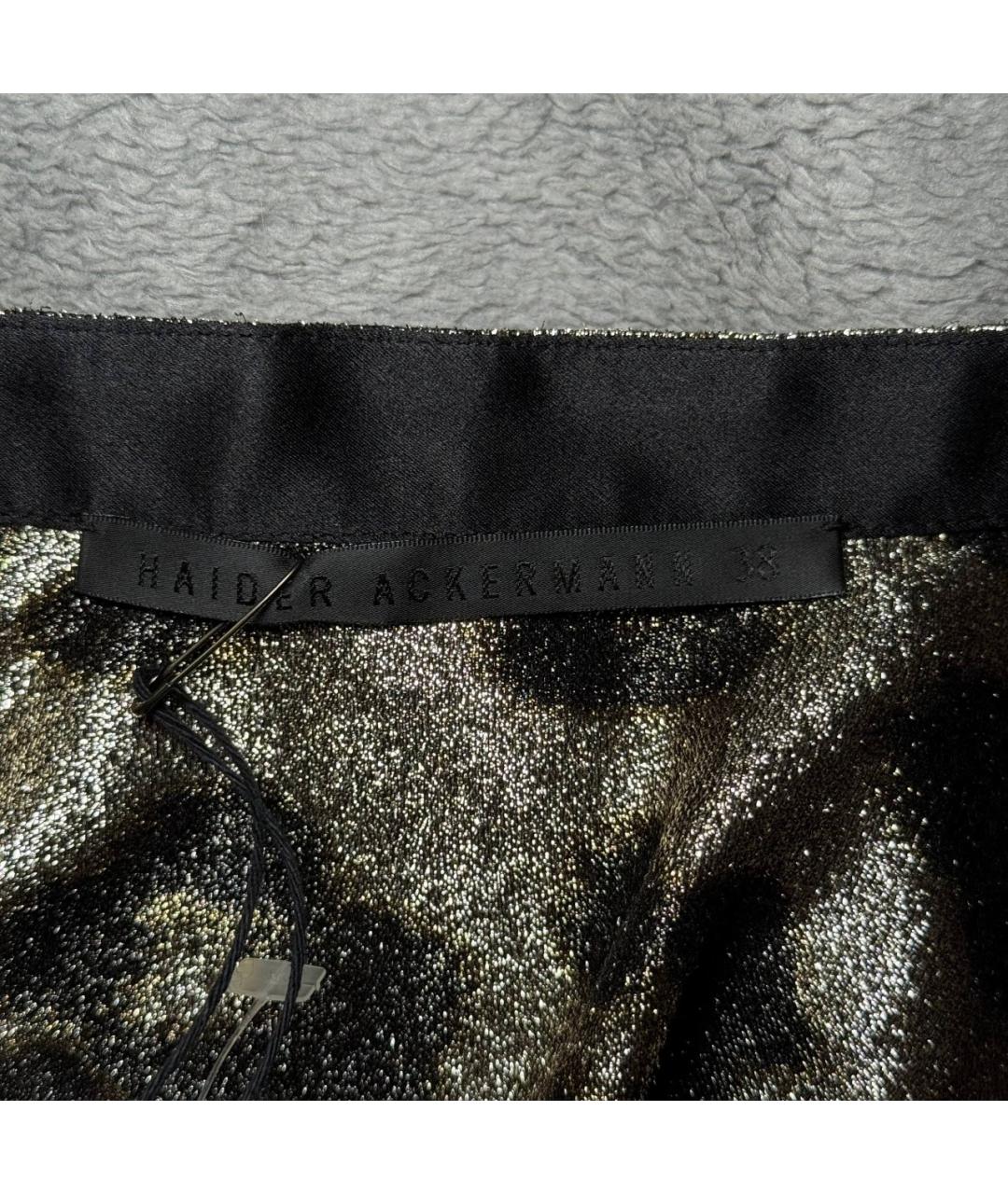 HAIDER ACKERMANN Черная кэжуал рубашка, фото 5