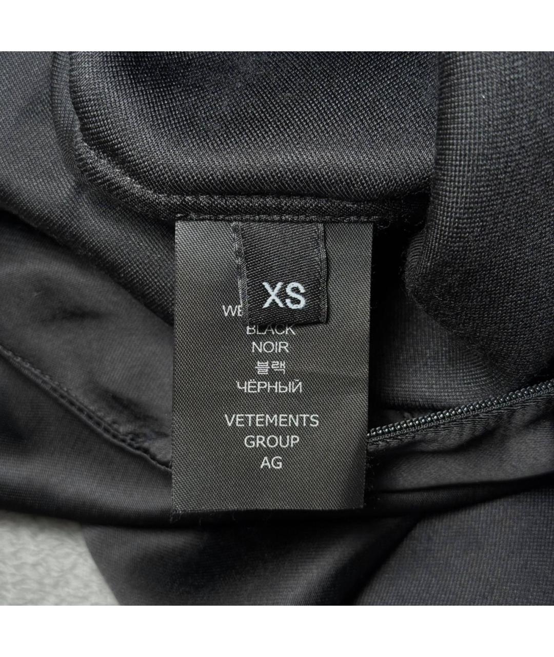 VETEMENTS Черное коктейльное платье, фото 8