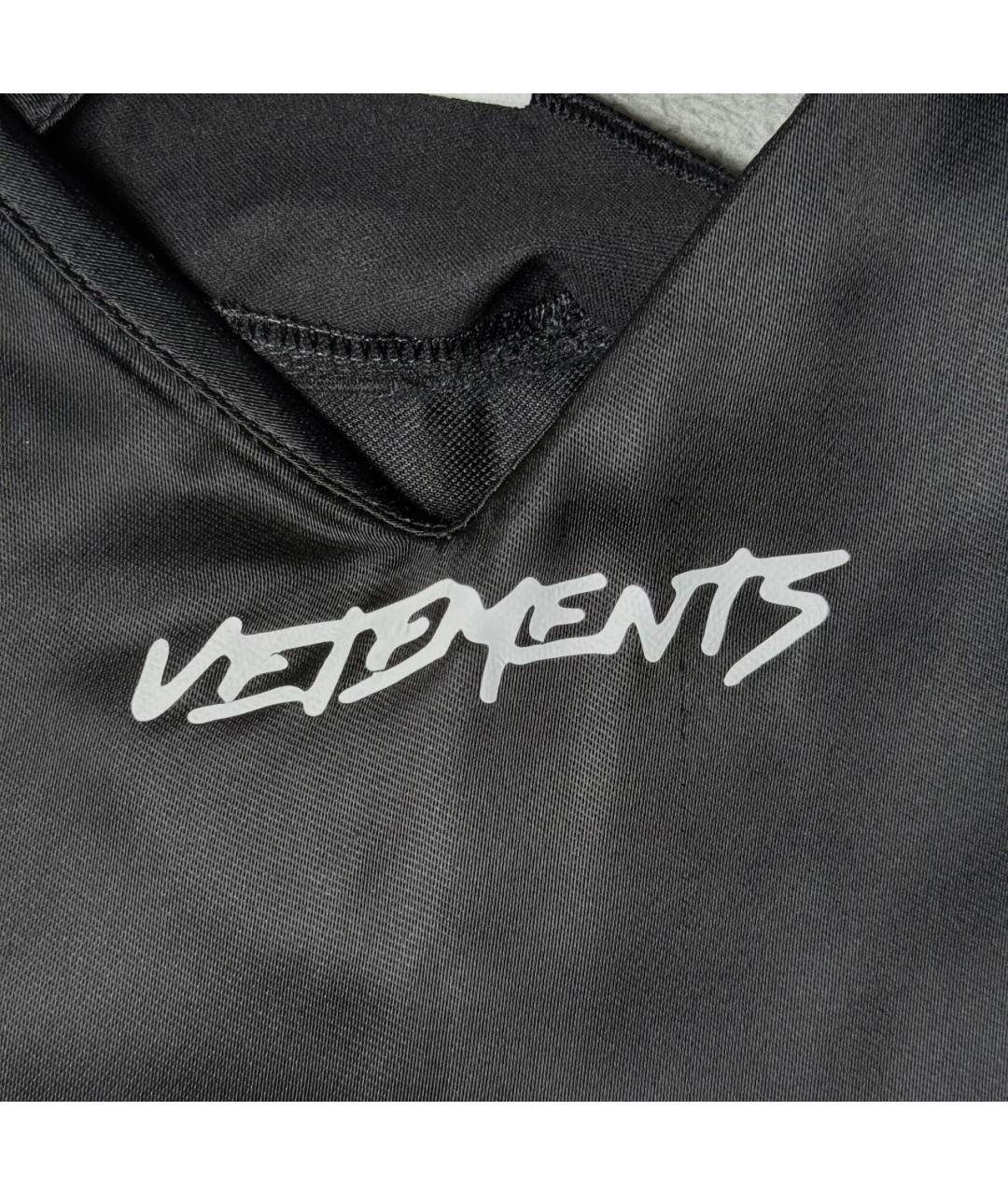 VETEMENTS Черное коктейльное платье, фото 9
