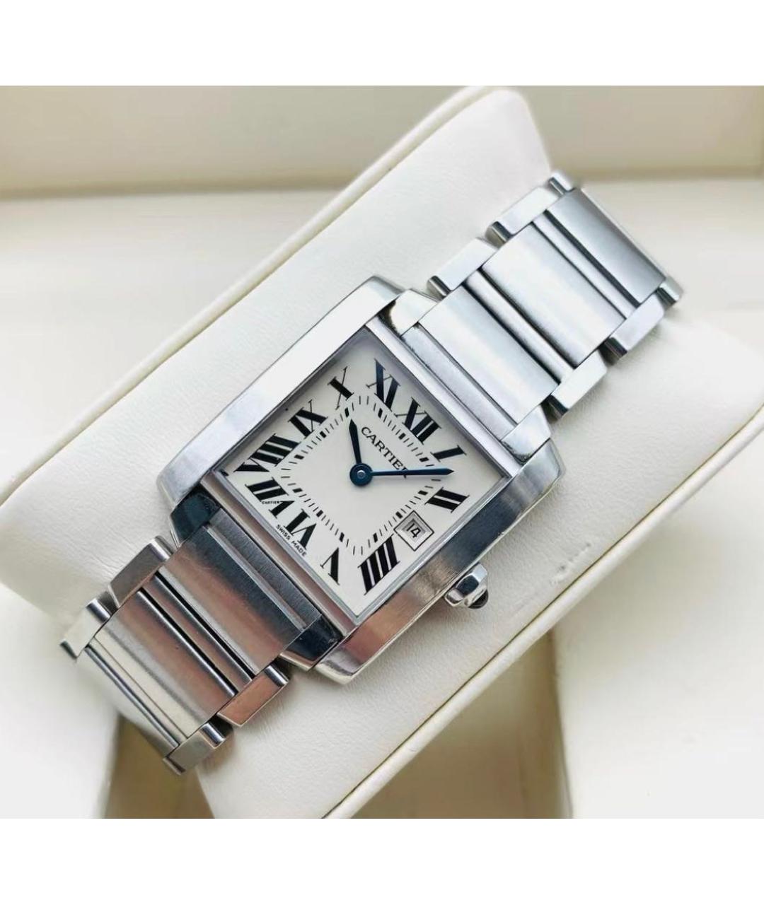 CARTIER Серебряные металлические часы, фото 4