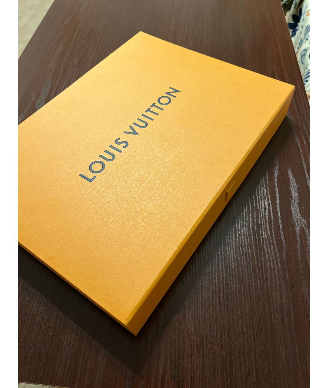 LOUIS VUITTON Бежевый шерстяной платок, фото 4