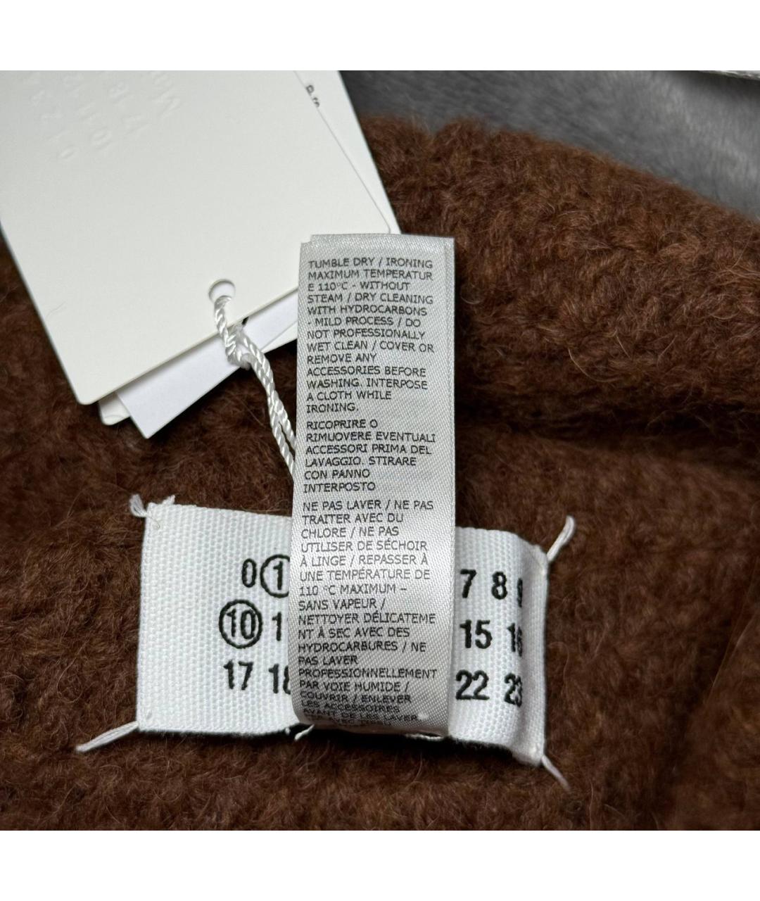 MAISON MARGIELA Коричневая шапка, фото 9