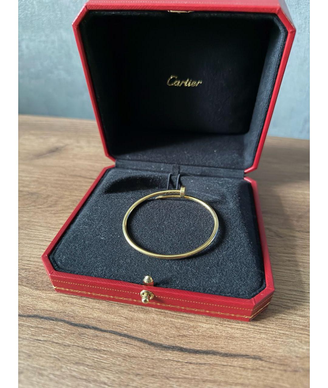 CARTIER Желтый браслет из желтого золота, фото 2