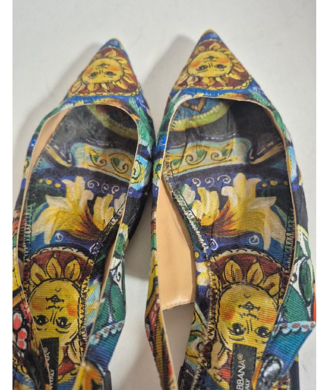 DOLCE&GABBANA Текстильные балетки, фото 7