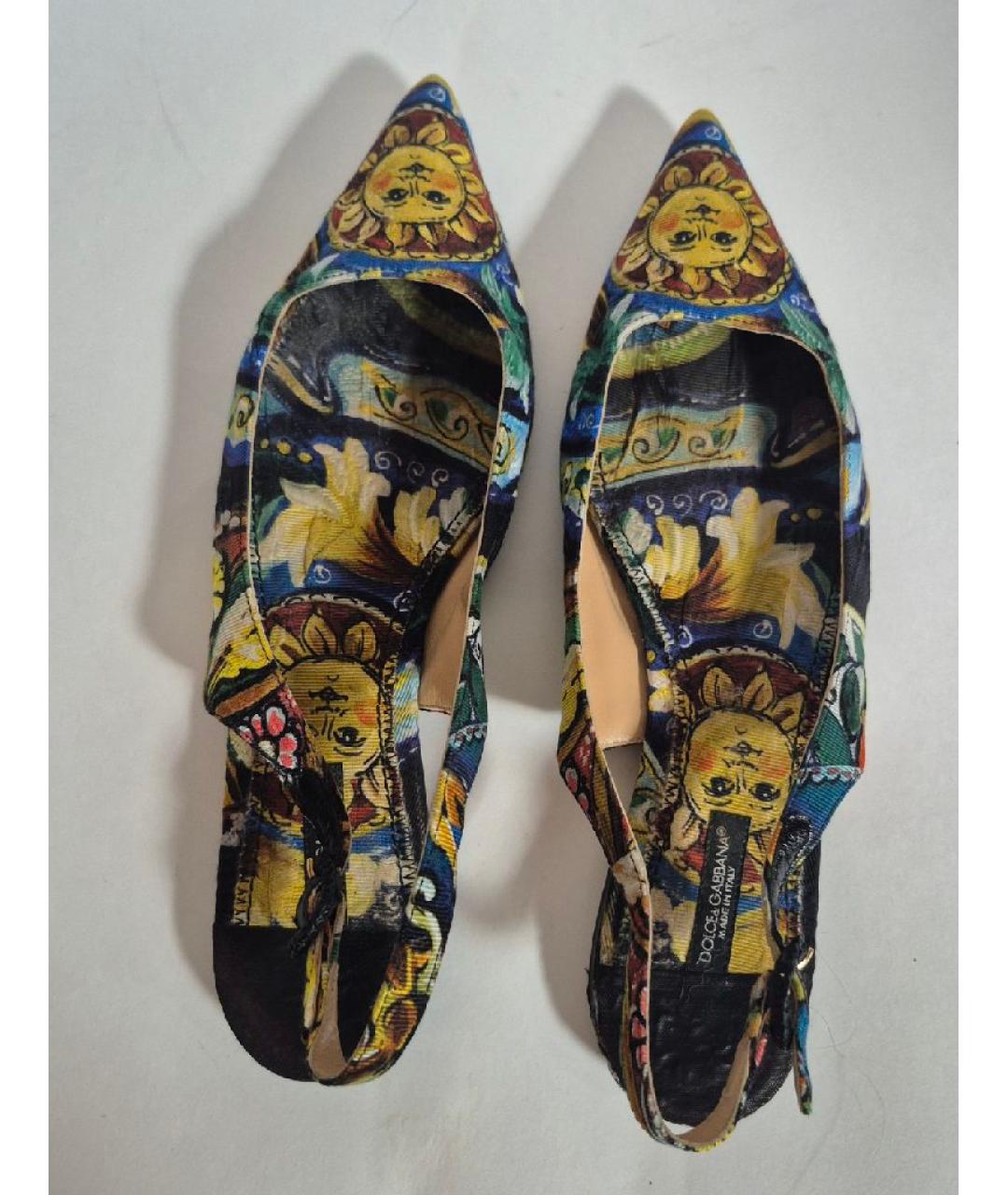 DOLCE&GABBANA Текстильные балетки, фото 3