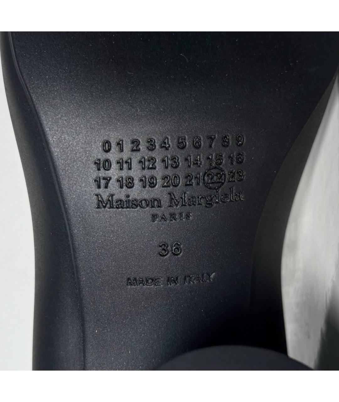 MAISON MARGIELA Черные туфли, фото 7