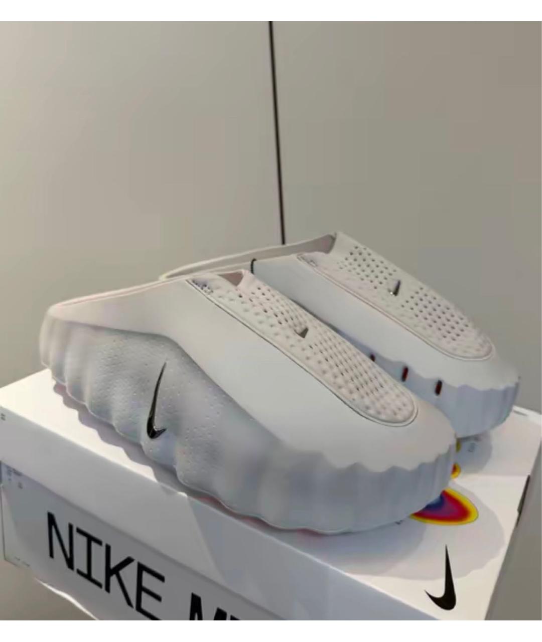 NIKE Серые резиновые шлепанцы, фото 2
