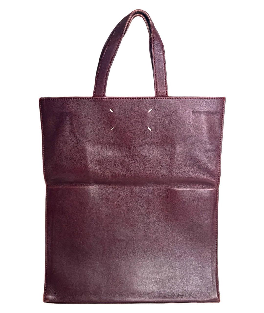 MAISON MARGIELA Кожаная сумка тоут, фото 2