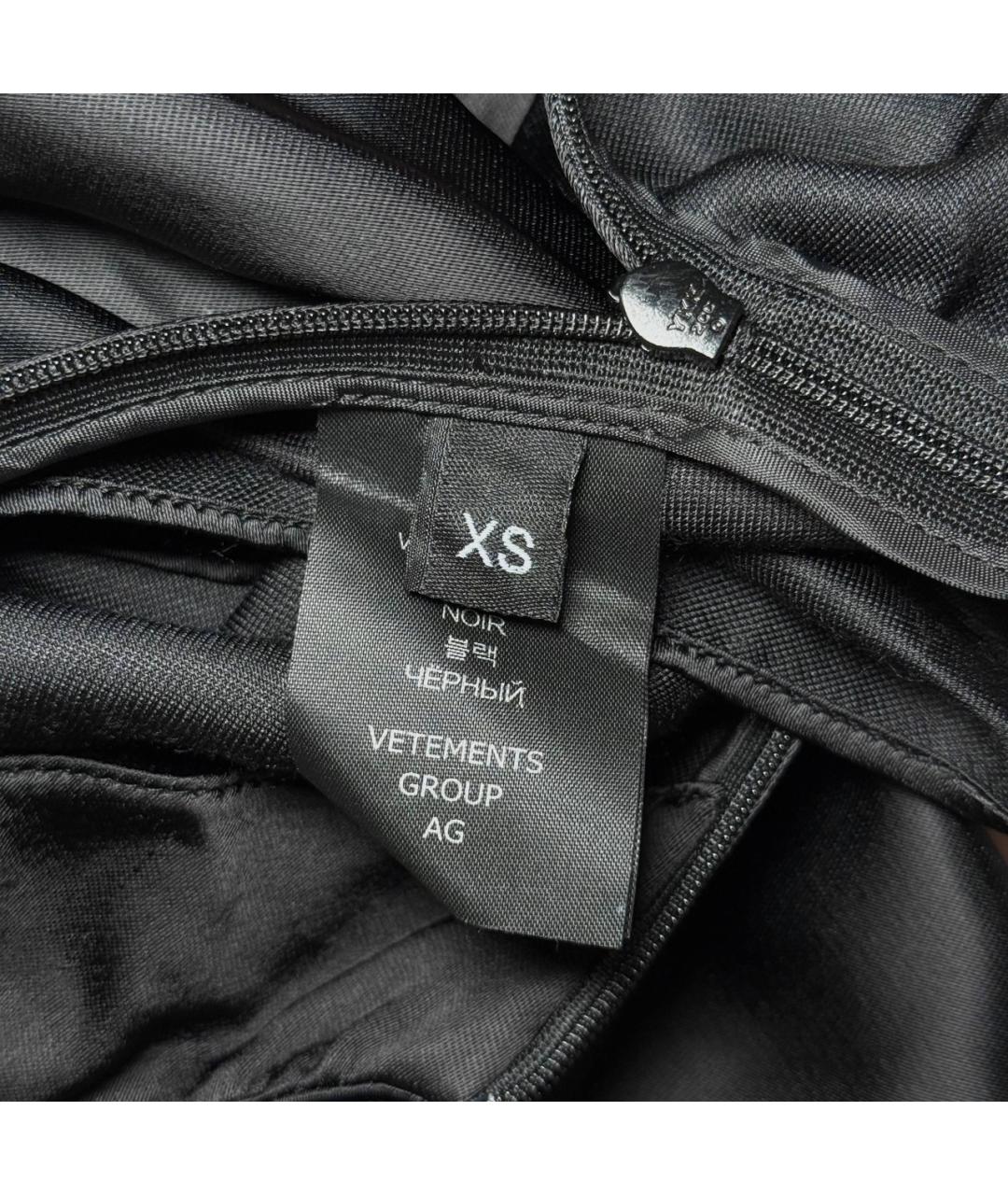 VETEMENTS Черная майка, фото 8