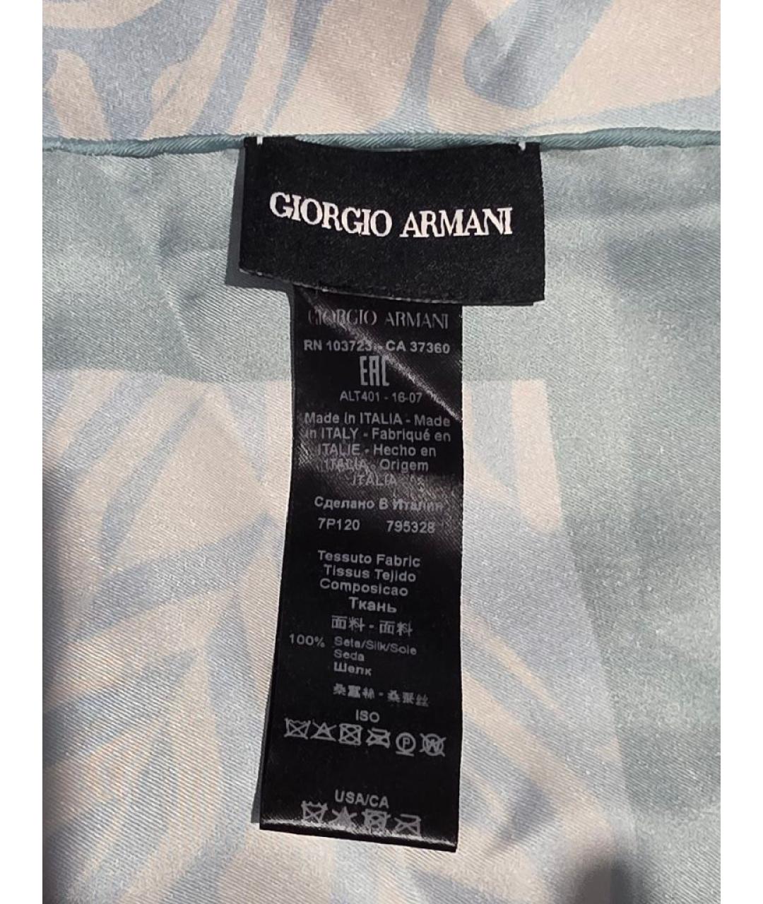 GIORGIO ARMANI Мульти шелковый платок, фото 4
