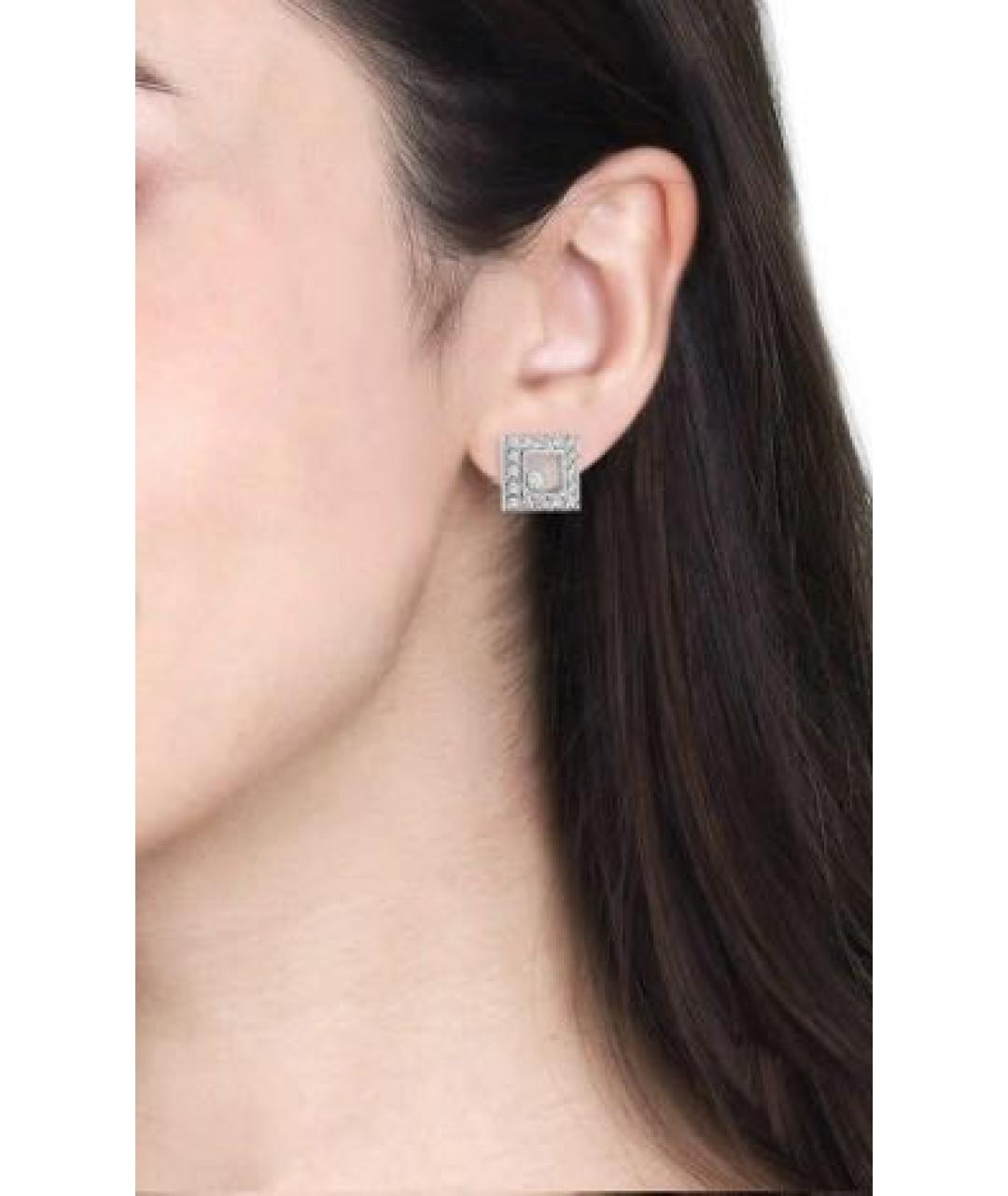 CHOPARD Золотые серьги из белого золота, фото 4
