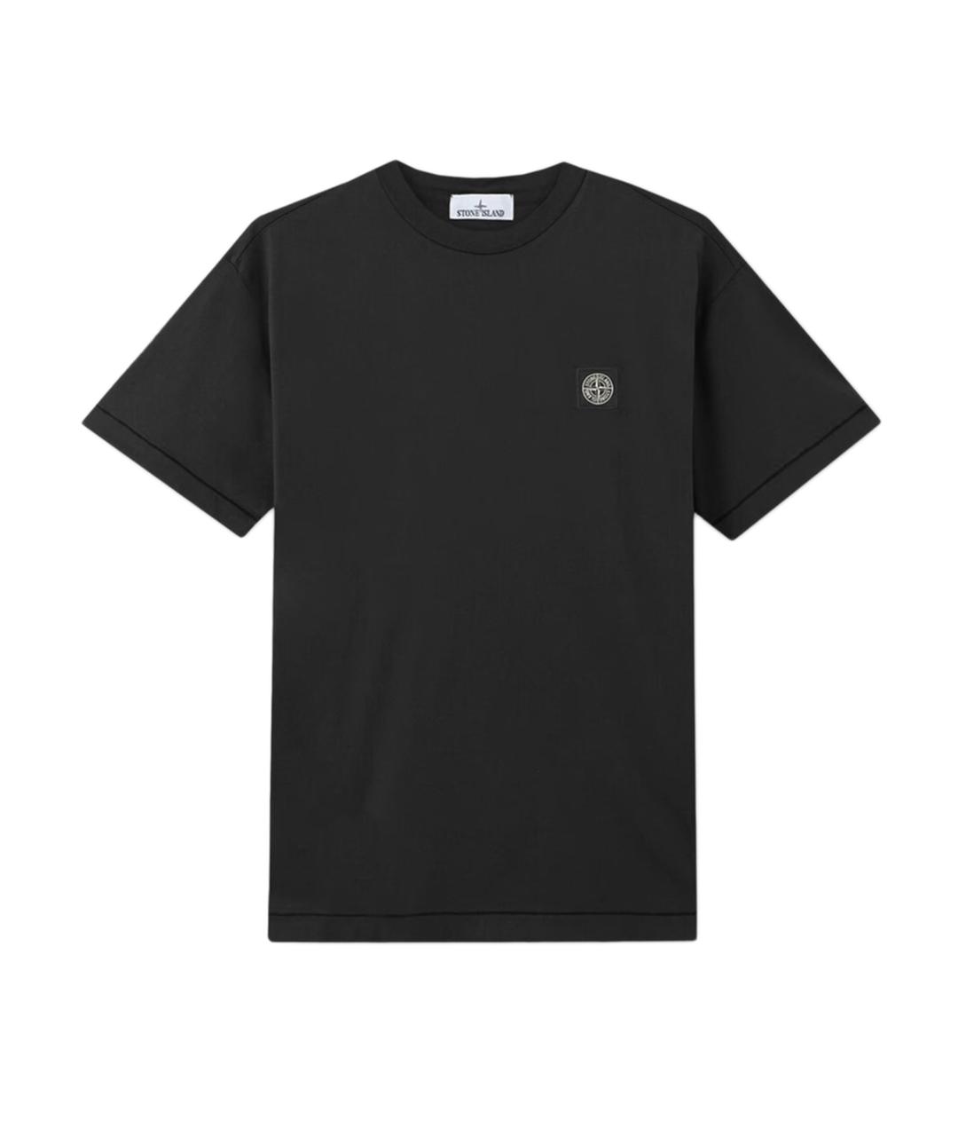 STONE ISLAND Хлопковая футболка, фото 1