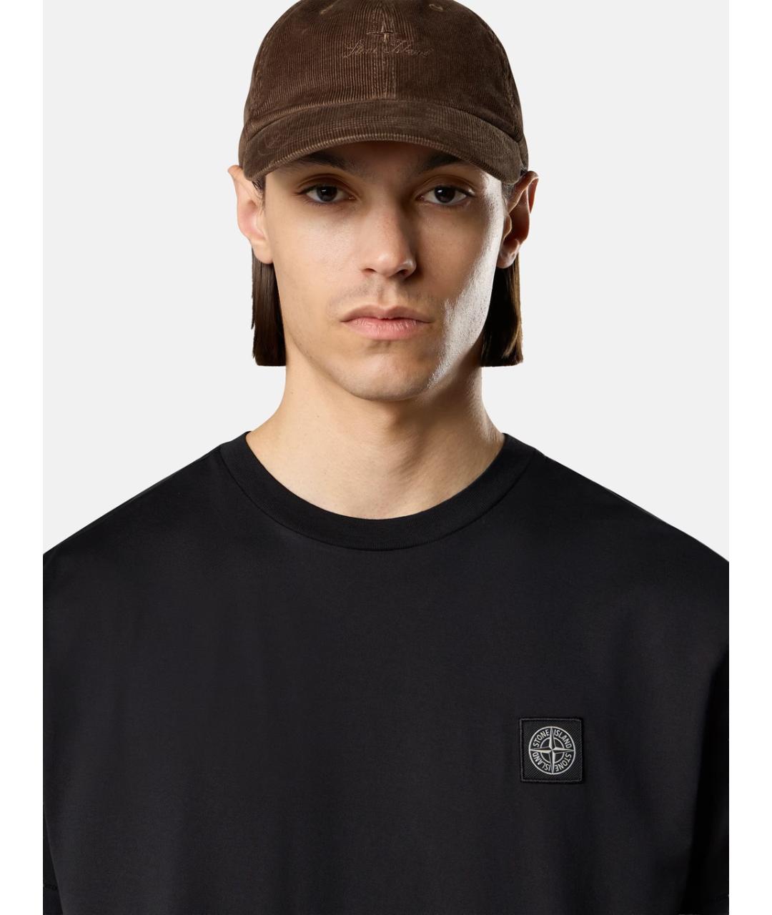 STONE ISLAND Хлопковая футболка, фото 4