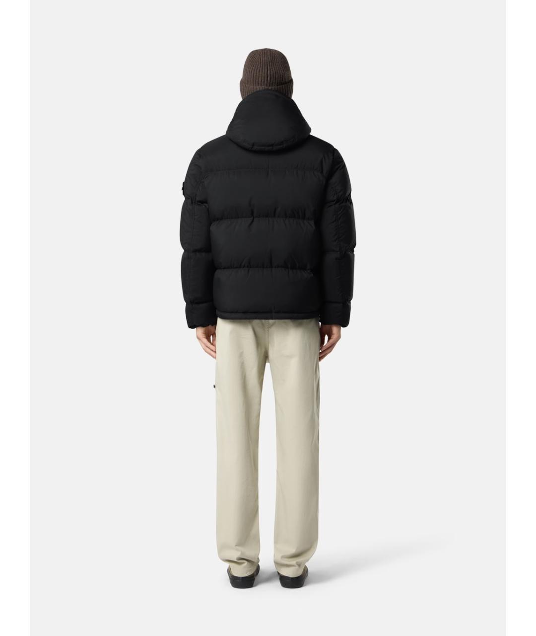 STONE ISLAND Черная полиамидовая куртка, фото 7