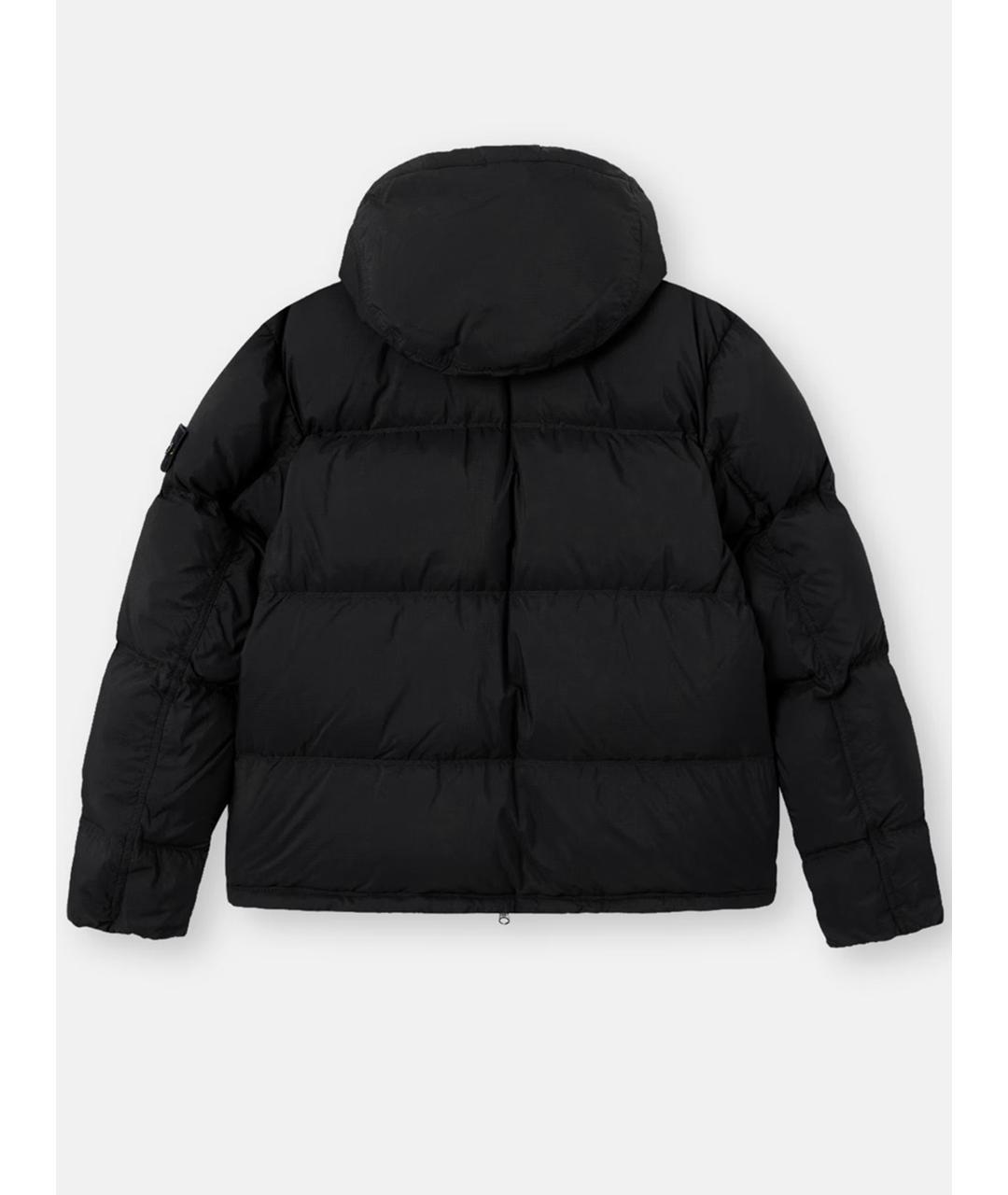 STONE ISLAND Черная полиамидовая куртка, фото 8