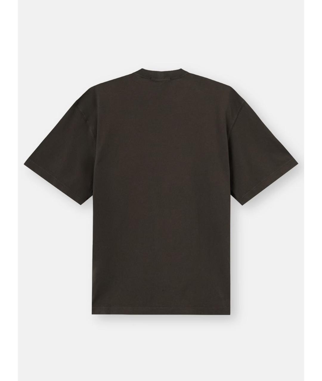 STONE ISLAND Зеленая хлопковая футболка, фото 6