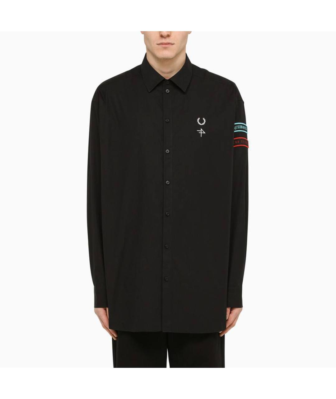 RAF SIMONS Черная кэжуал рубашка, фото 2