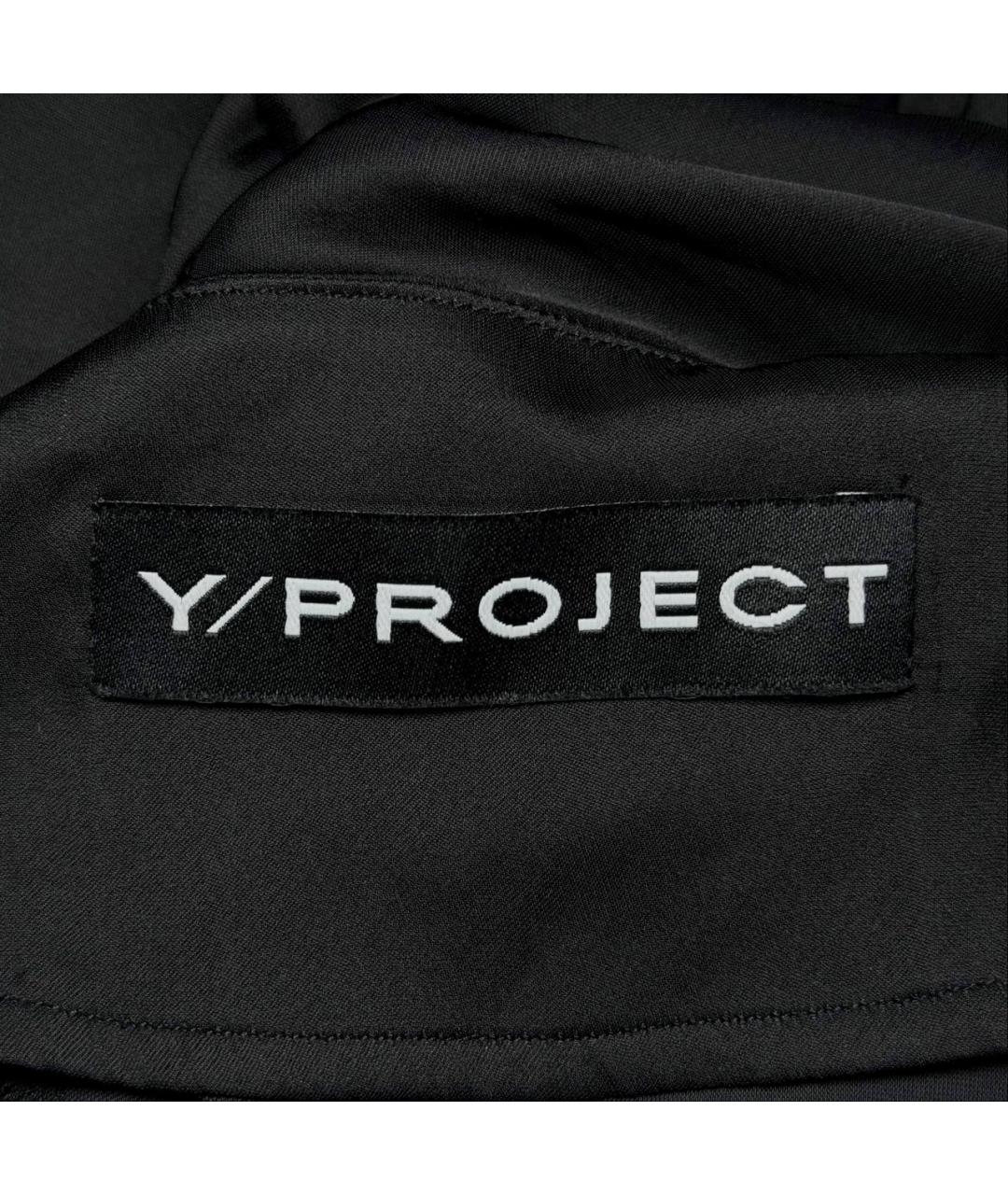 Y/PROJECT Черное полиэстеровое коктейльное платье, фото 8