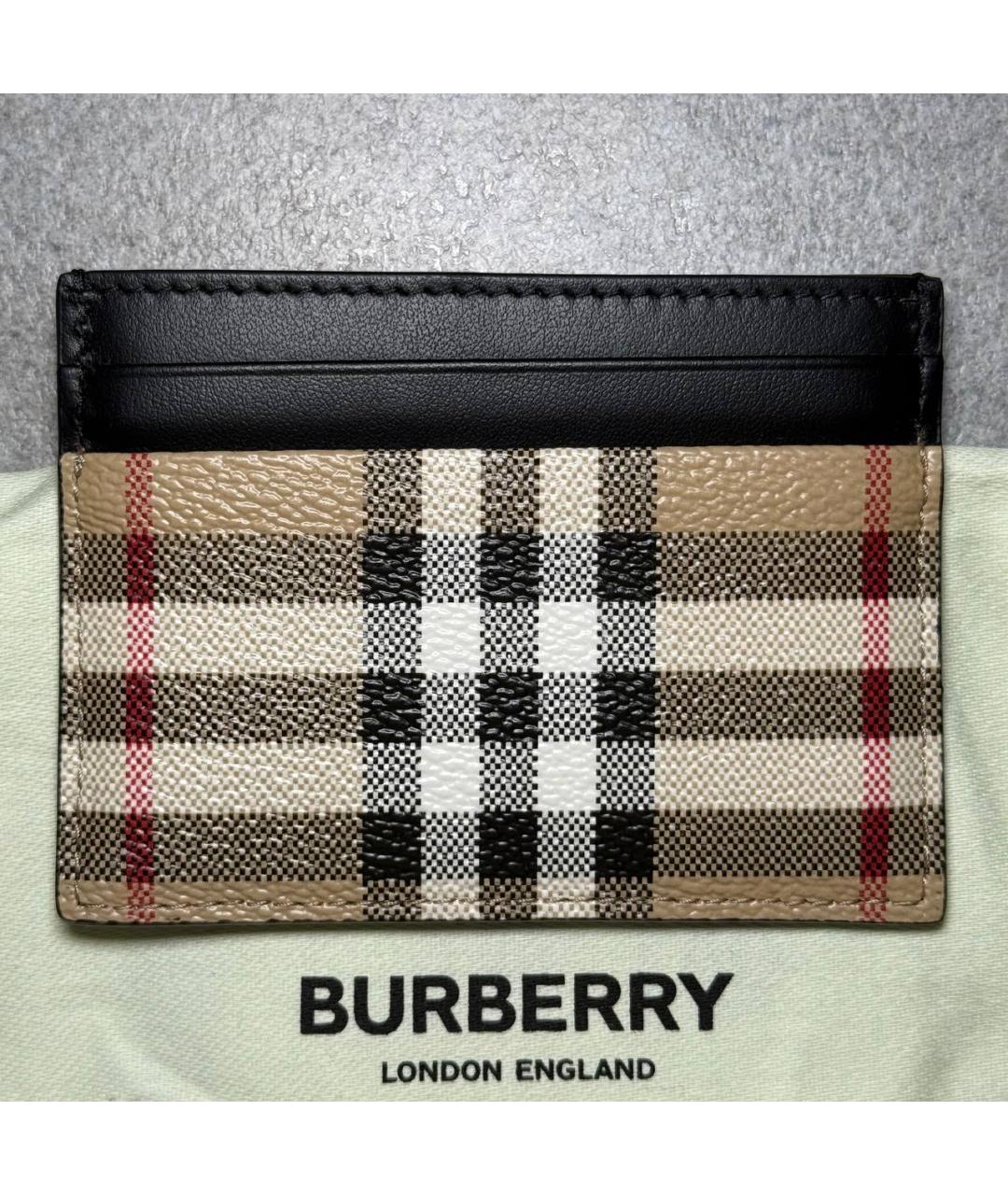 BURBERRY Бежевый кардхолдер, фото 3