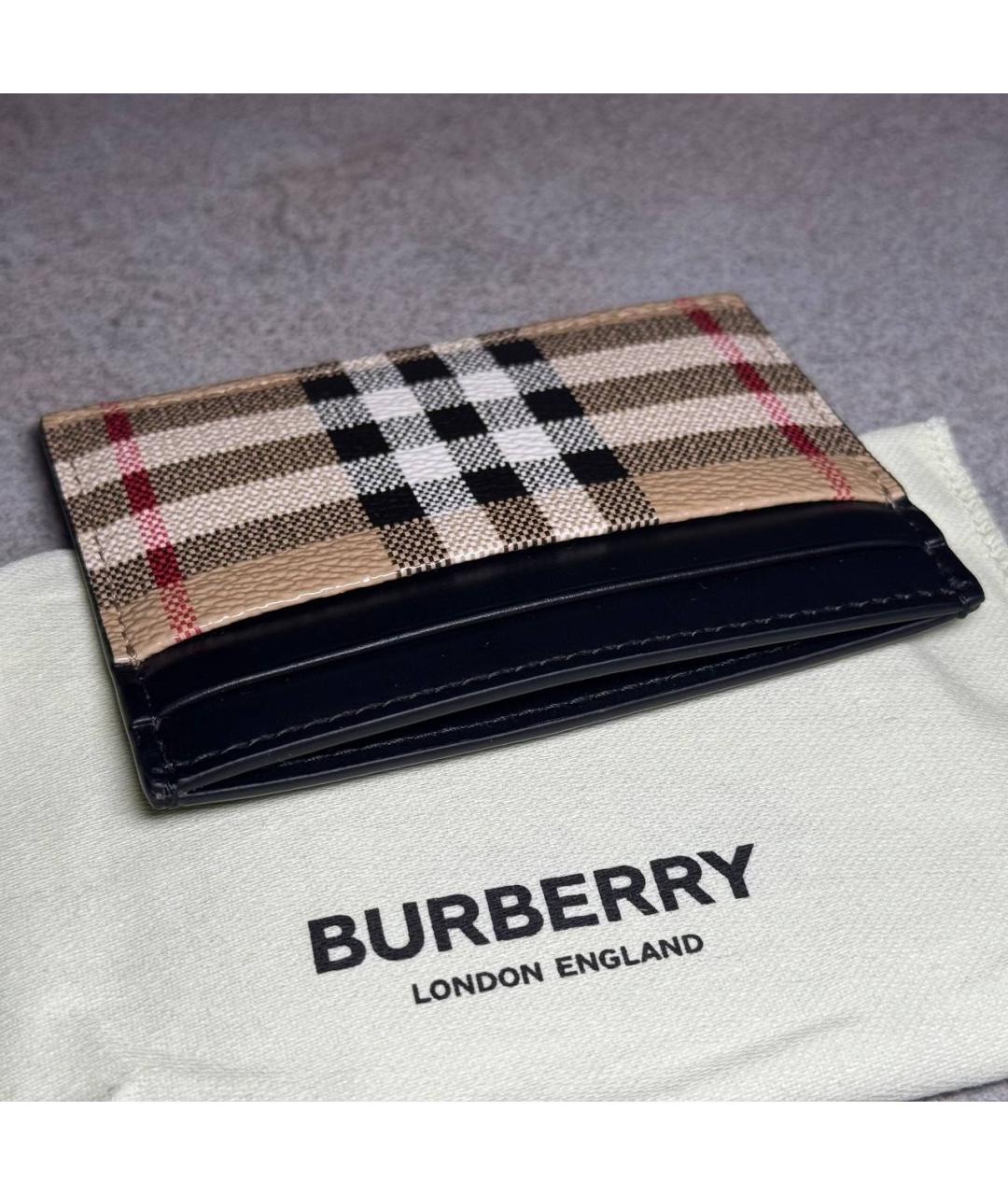 BURBERRY Бежевый кардхолдер, фото 4