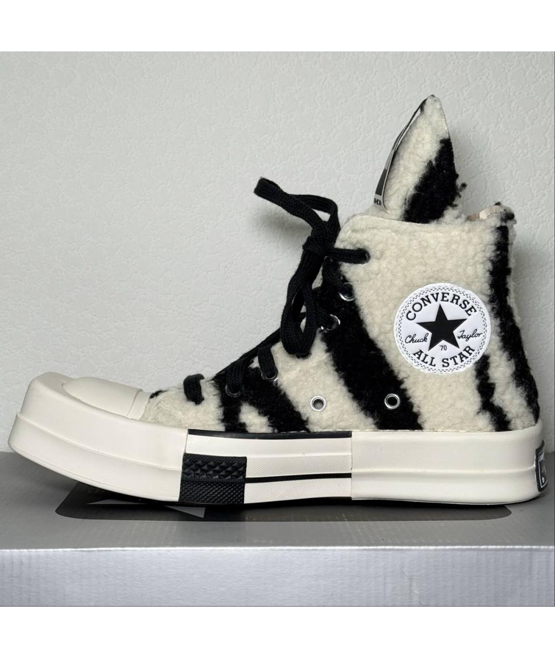 RICK OWENS Белые кеды, фото 3