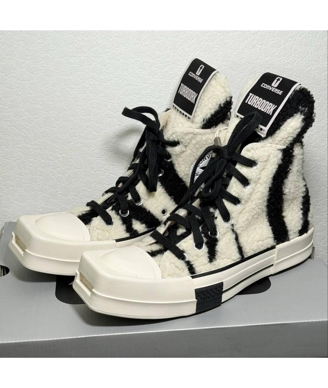 RICK OWENS Белые кеды, фото 10
