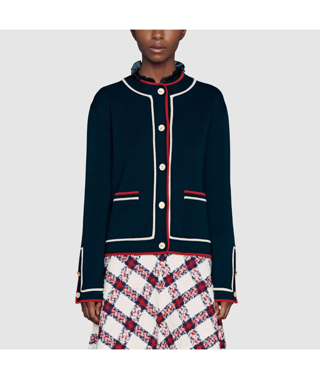 GUCCI Синий кардиган, фото 3