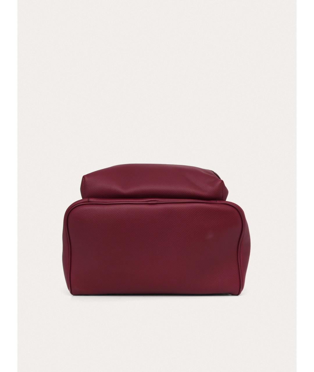 BOTTEGA VENETA Бордовый кожаный рюкзак, фото 4