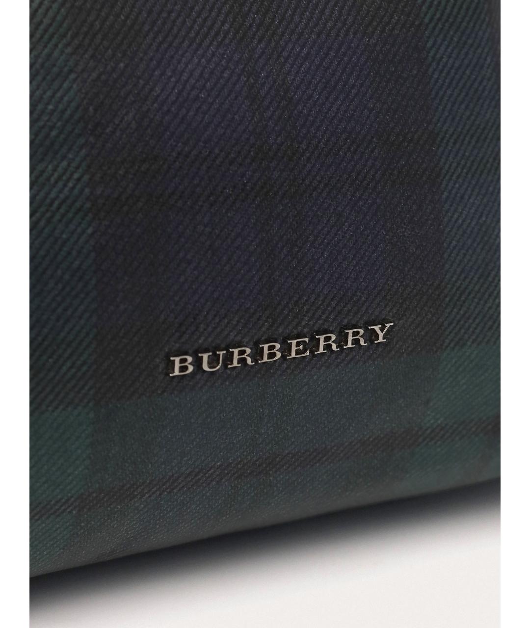 BURBERRY Черный кожаный рюкзак, фото 5