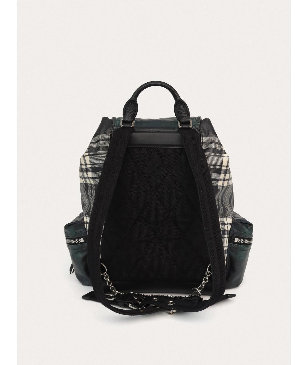 BURBERRY Черный кожаный рюкзак, фото 3