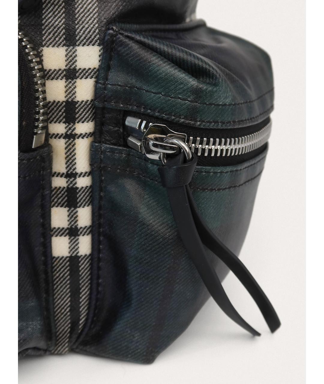 BURBERRY Черный кожаный рюкзак, фото 7