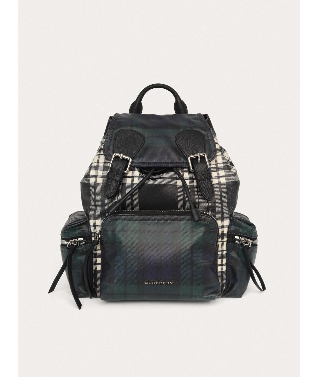 BURBERRY Черный кожаный рюкзак, фото 9