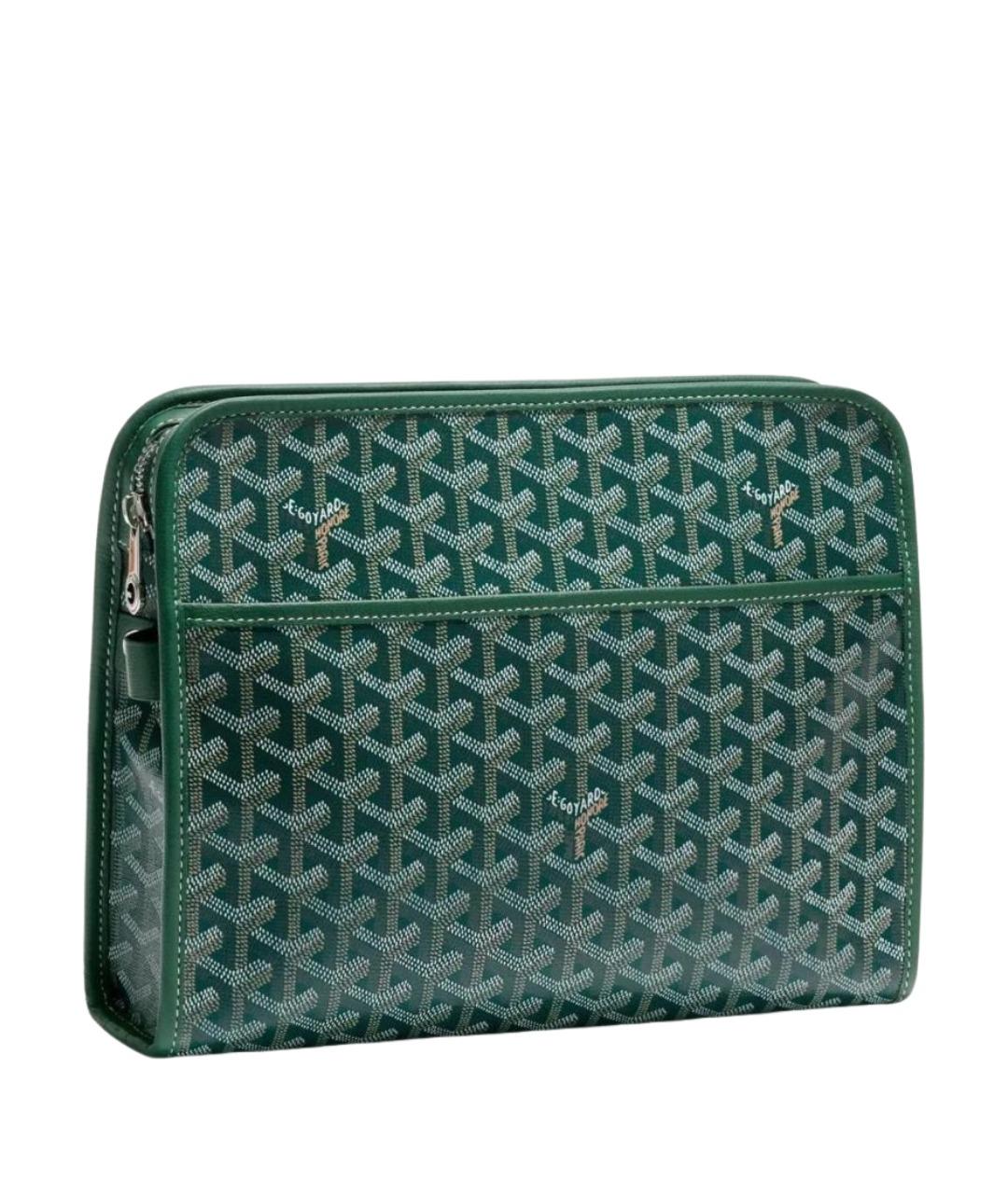 GOYARD Зеленая барсетка, фото 1