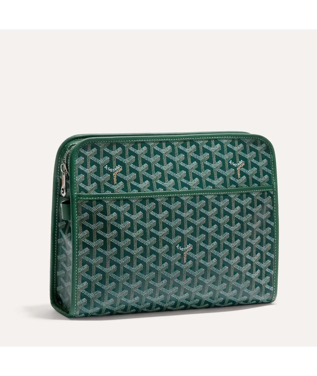 GOYARD Зеленая барсетка, фото 5