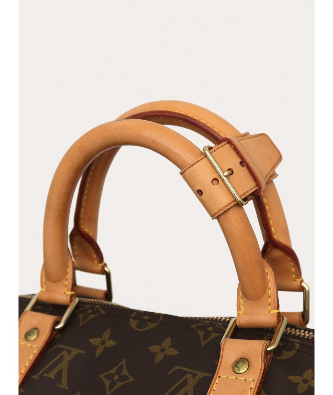 LOUIS VUITTON Коричневая дорожная/спортивная сумка, фото 7