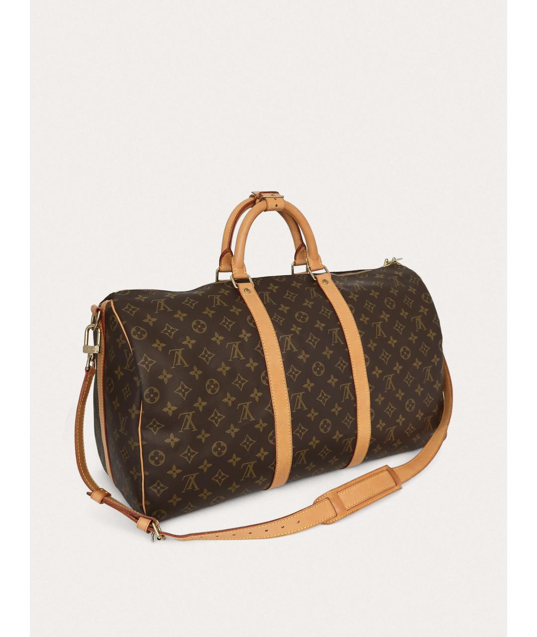 LOUIS VUITTON Коричневая дорожная/спортивная сумка, фото 3