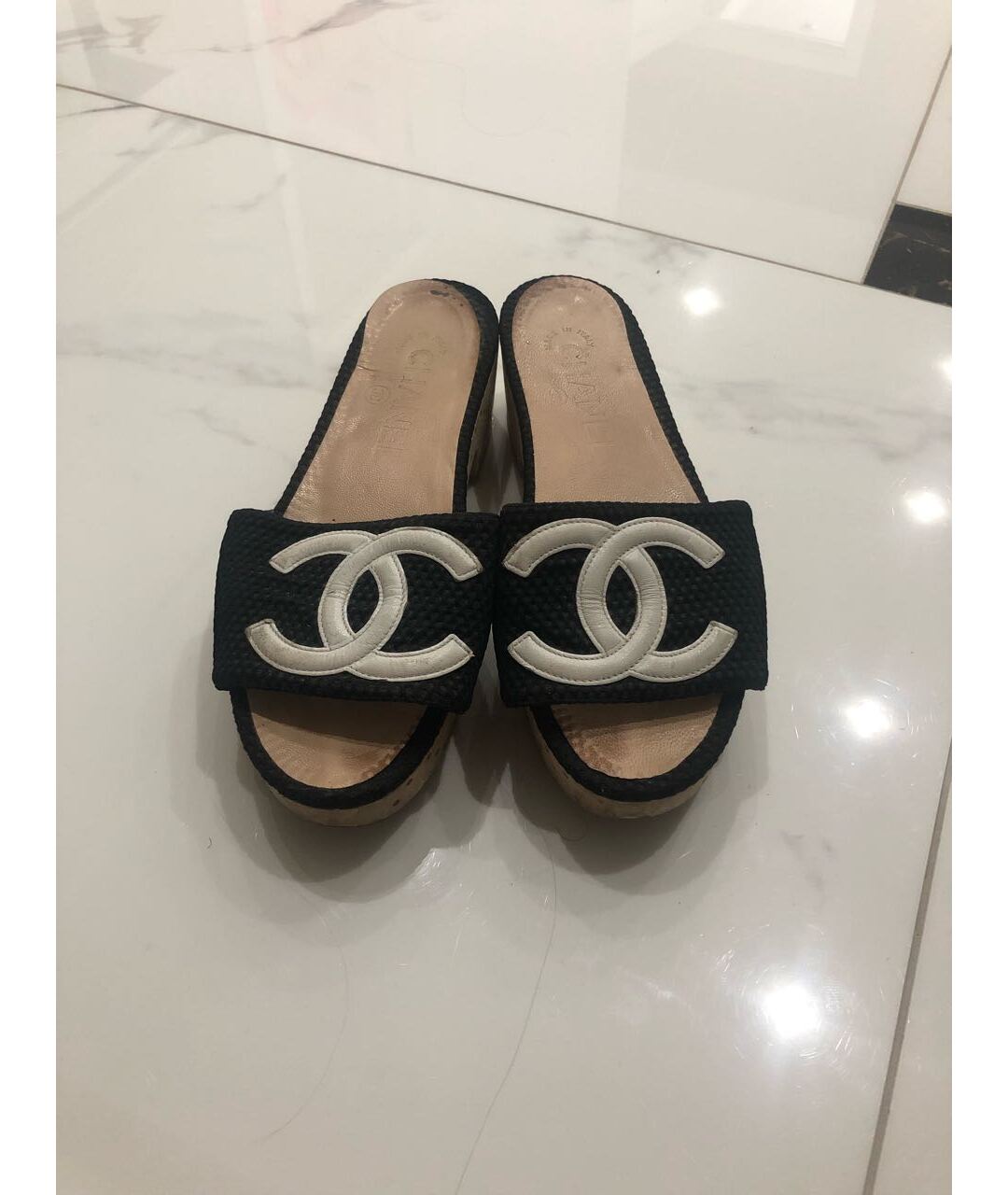 CHANEL PRE-OWNED Черные мюли, фото 2