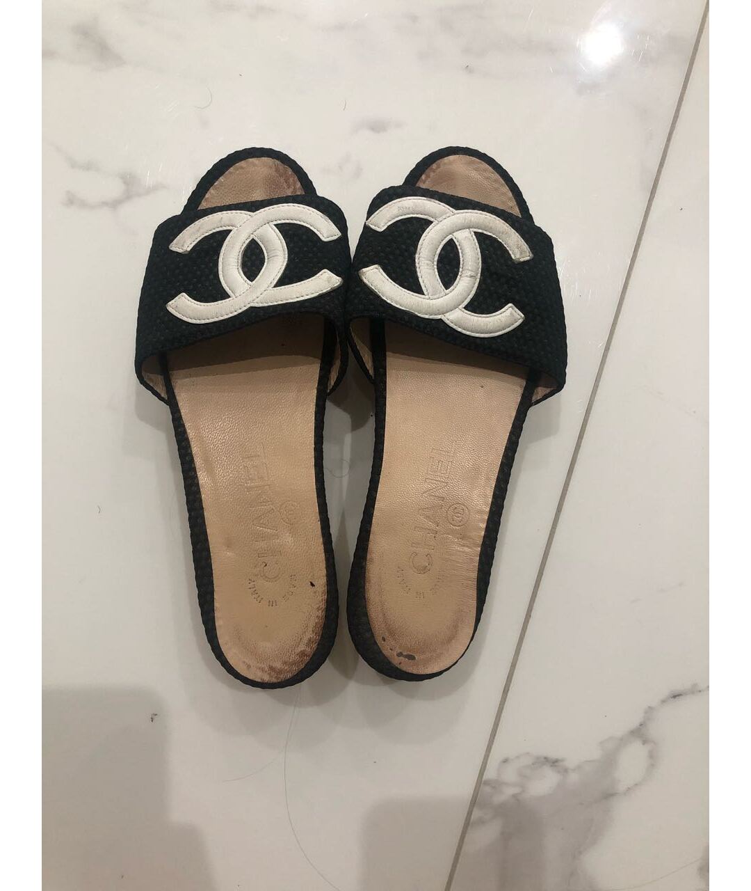 CHANEL PRE-OWNED Черные мюли, фото 3