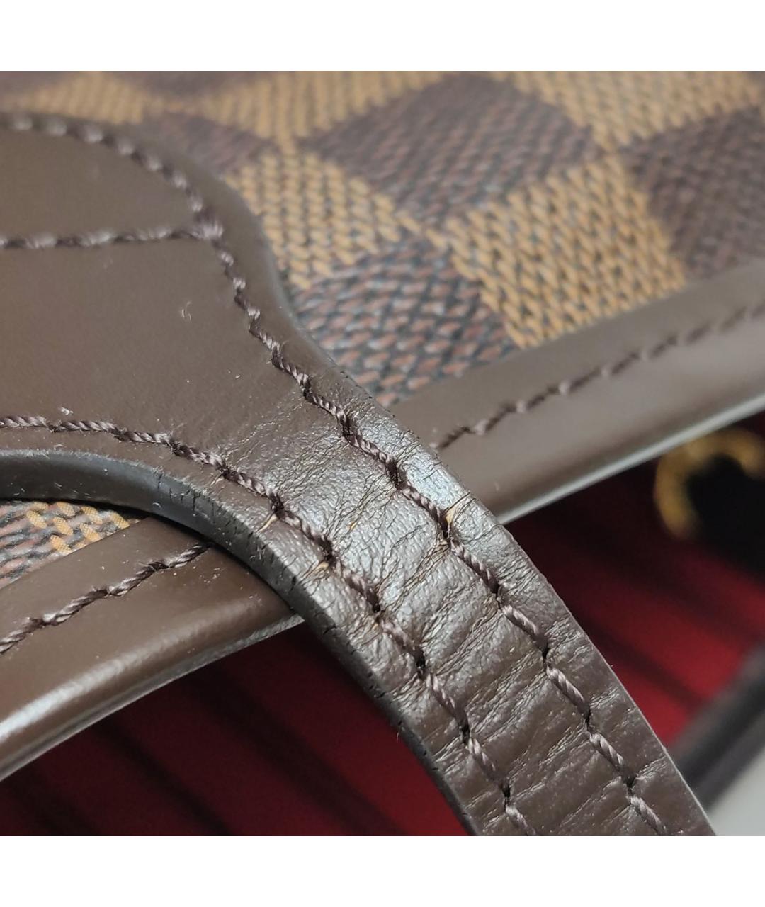 LOUIS VUITTON Коричневая сумка тоут, фото 7