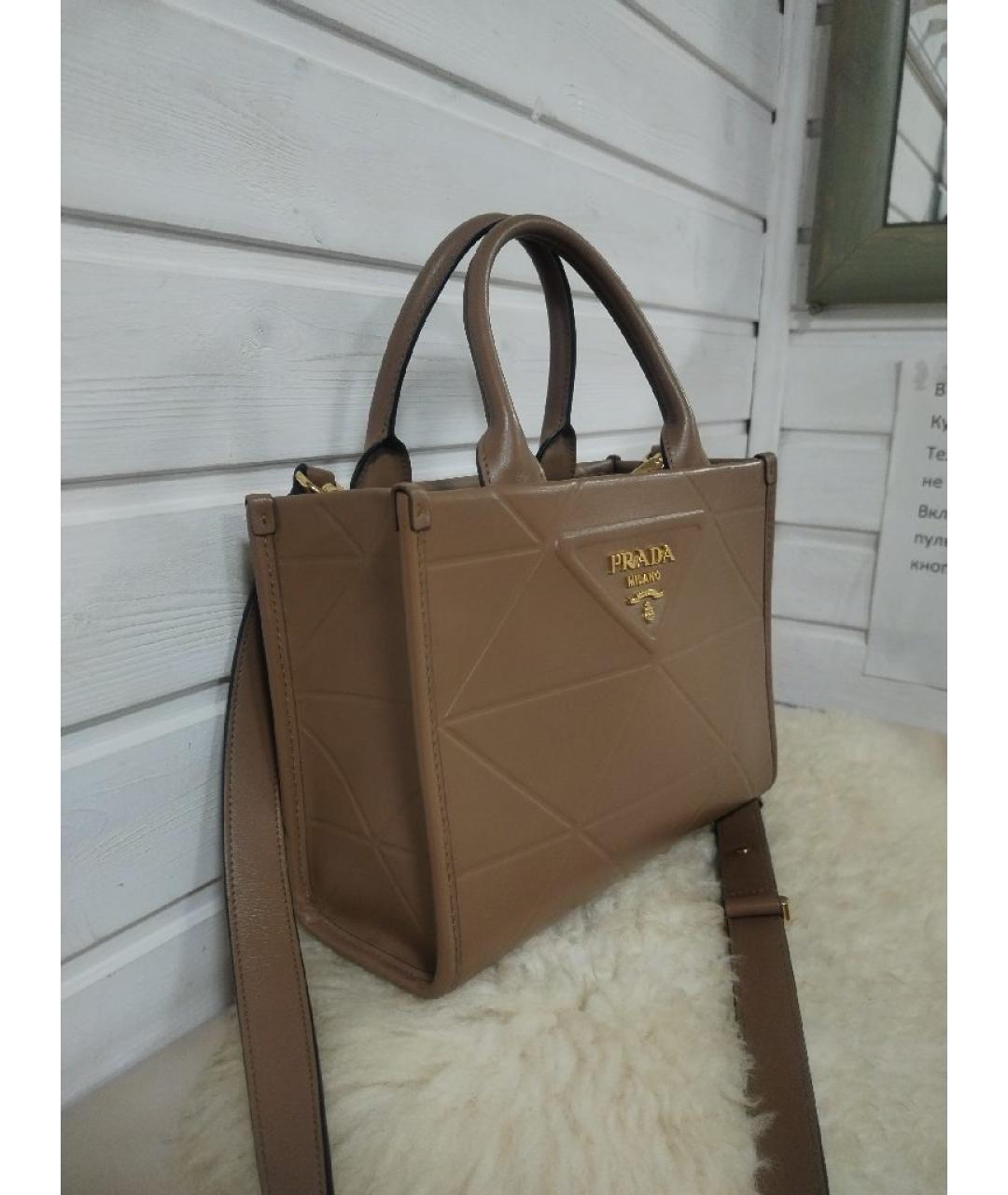 PRADA Кожаная сумка через плечо, фото 4