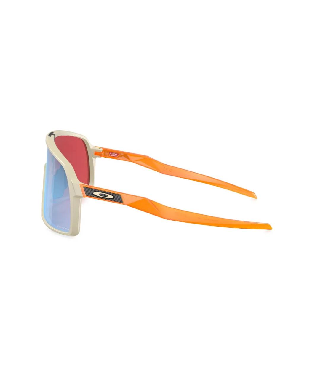 OAKLEY Бежевые пластиковые солнцезащитные очки, фото 3