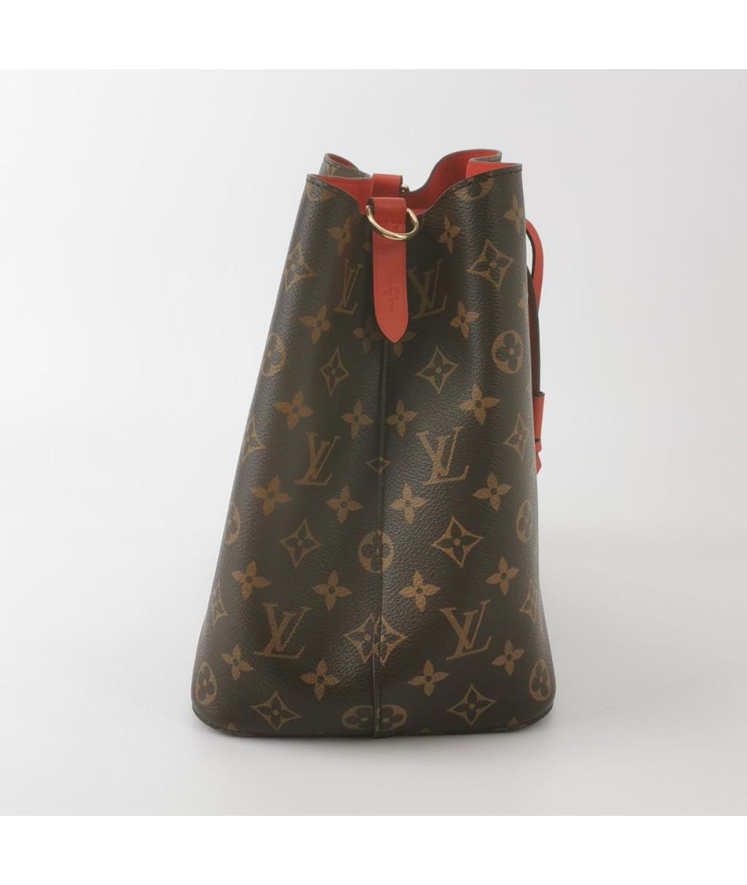 LOUIS VUITTON Красная кожаная сумка тоут, фото 3
