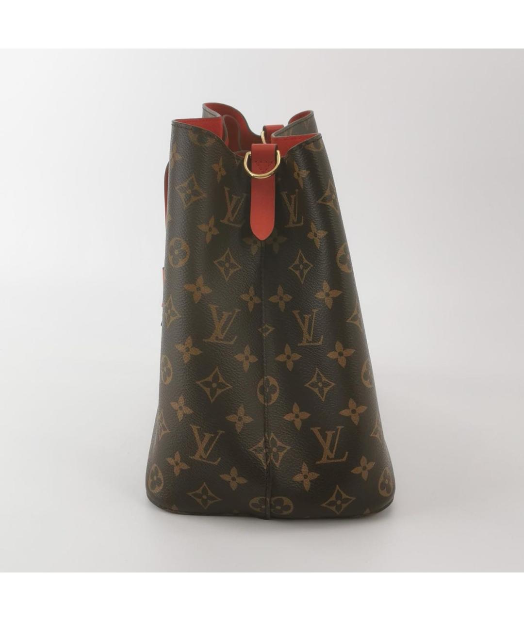 LOUIS VUITTON Красная кожаная сумка тоут, фото 2