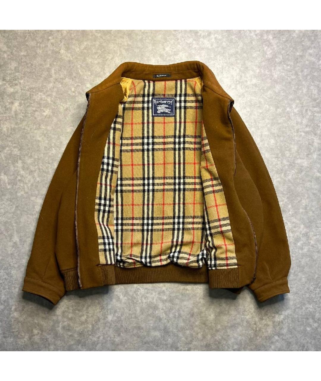BURBERRY Коричневая шерстяная куртка, фото 3