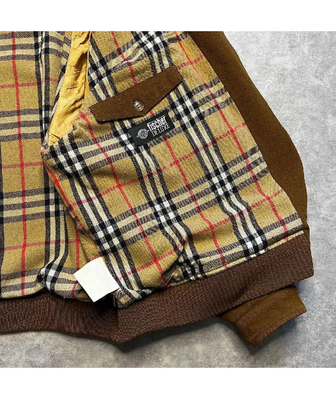 BURBERRY Коричневая шерстяная куртка, фото 7