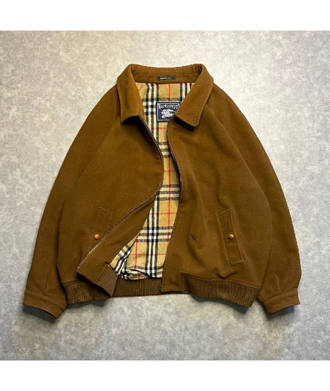 BURBERRY Коричневая шерстяная куртка, фото 4