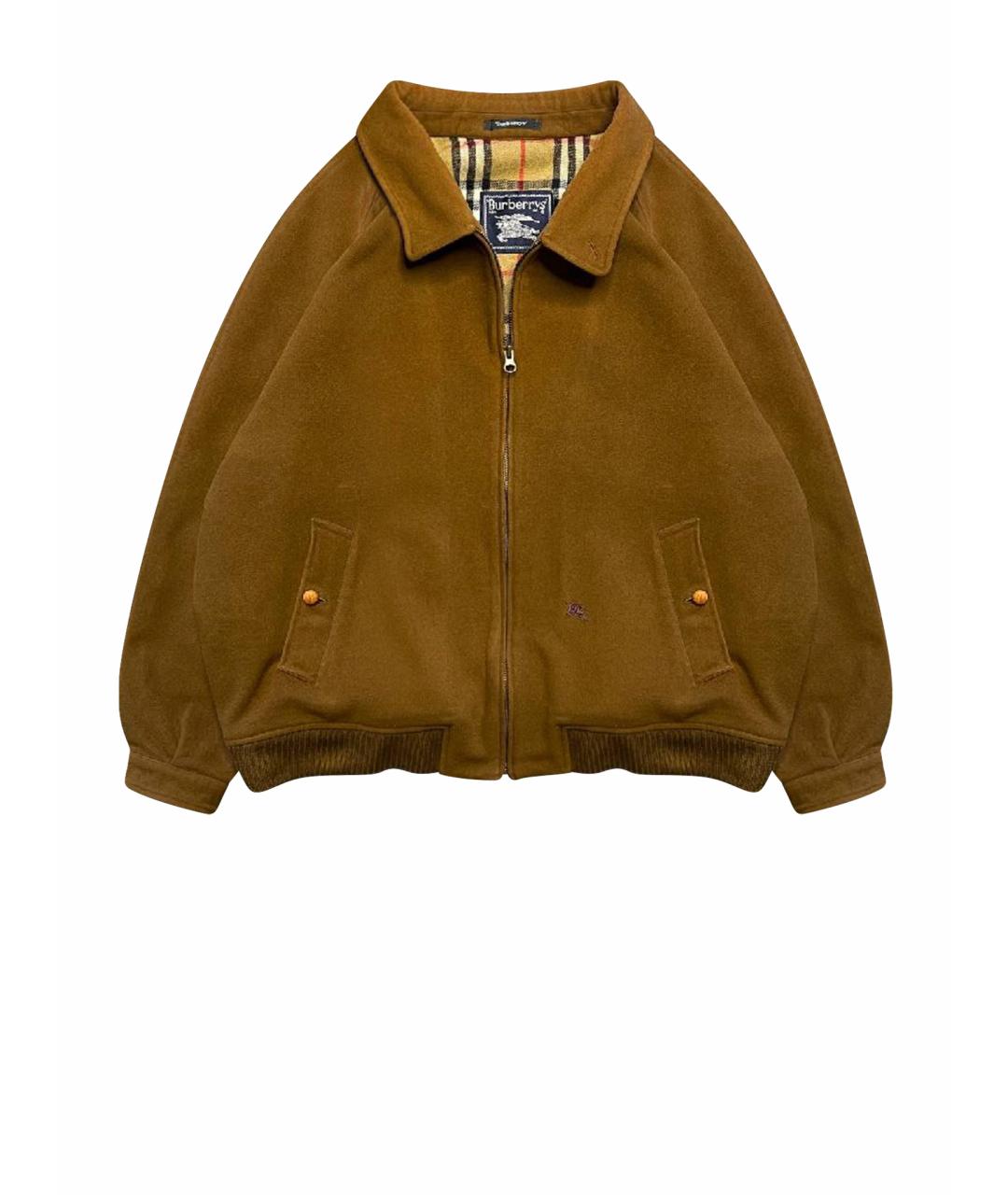 BURBERRY Коричневая шерстяная куртка, фото 1