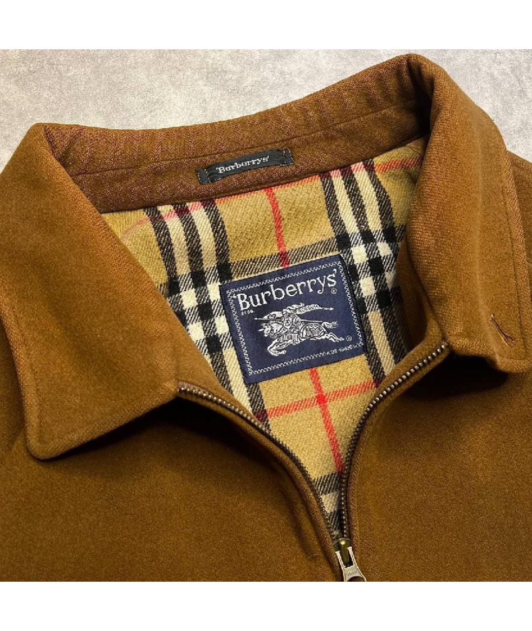 BURBERRY Коричневая шерстяная куртка, фото 5