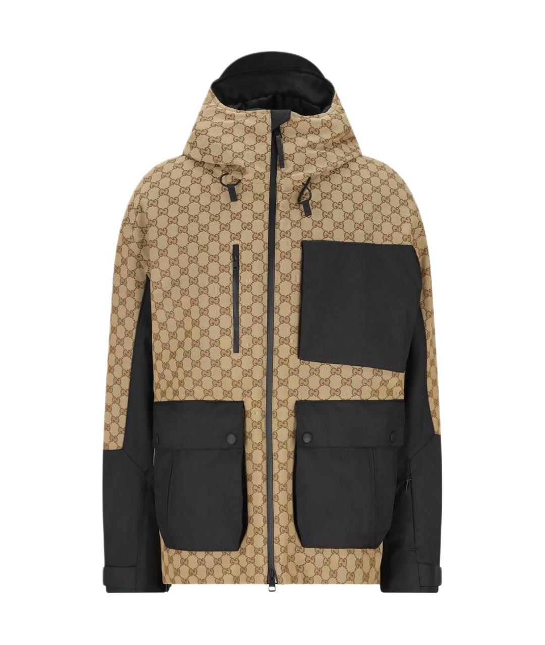 GUCCI Бежевый пуховик, фото 1